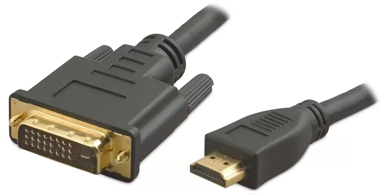 HDMI or DVI connector