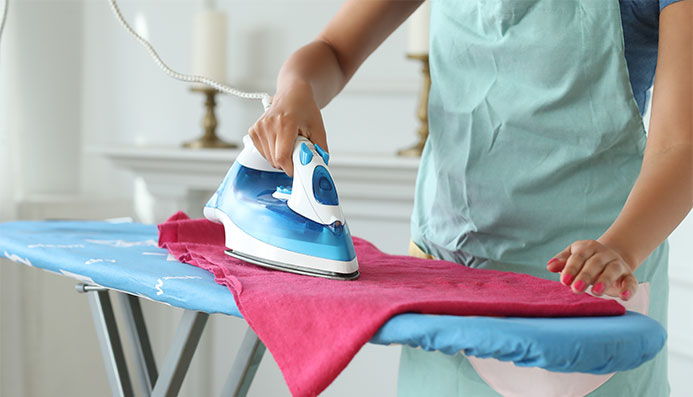 How to iron polyester