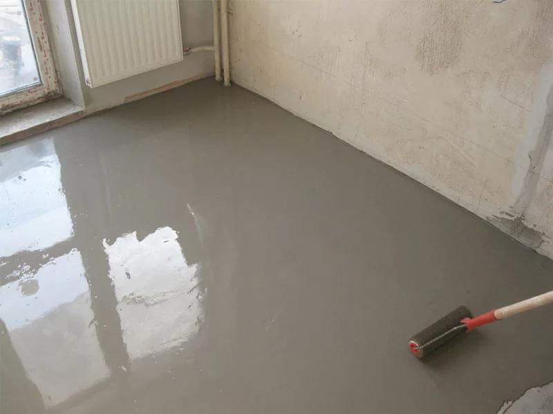 Wet screed